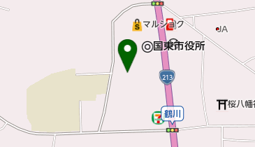 国東中央公民館の地図画像