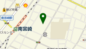 自動車事故対策機構(独立行政法人)宮崎支所の地図画像