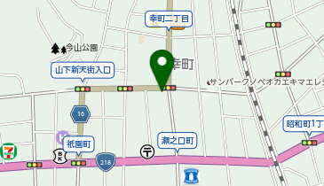 大衆理容の地図画像