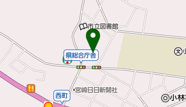 小林パスポート窓口の地図画像