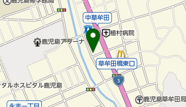 メンタルケア鹿児島の地図画像