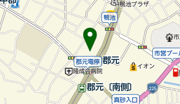株式会社キューデン・グッドライフ鹿児島の地図画像