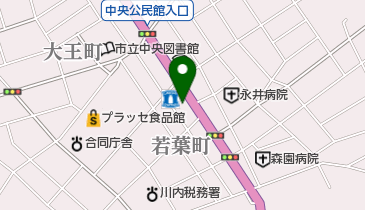 美髪店晏の地図画像