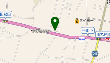 ヘアデザインハールの地図画像