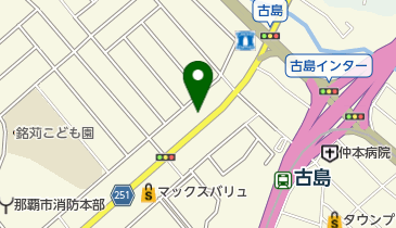 ハナマルキ株式会社沖縄営業所の地図画像