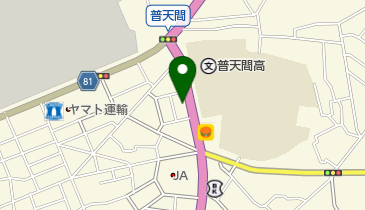 普天間スポーツ店の地図画像