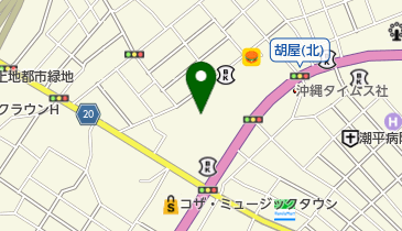 コザBOXの地図画像