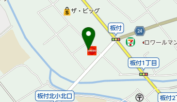 明治牛乳板付販売所の地図画像