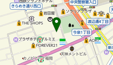 ほけん工房福岡天神ルームの地図画像