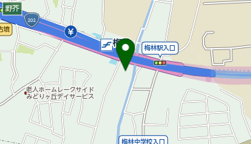 ホリデイスポーツクラブ福岡梅林店の地図画像