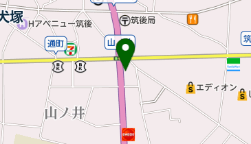 ベントハウス筑後店の地図画像