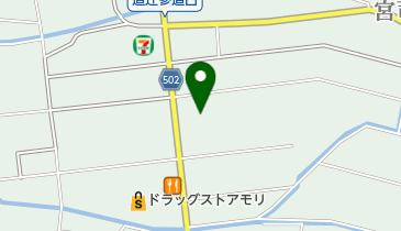 たからや家具店の地図画像