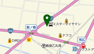 美容室グランプリモ鹿島店の地図画像