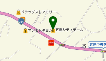 パレット福江店の地図画像