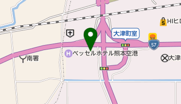 幸福の科学熊本東支部の地図画像