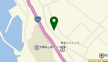 松下魚店の地図画像