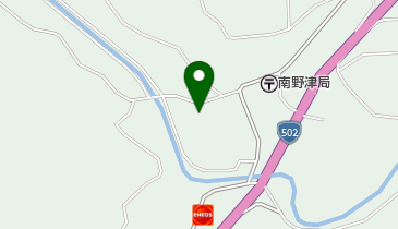 南野津地区公民館の地図画像