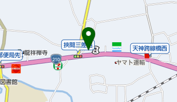 自啓館挾間教室の地図画像