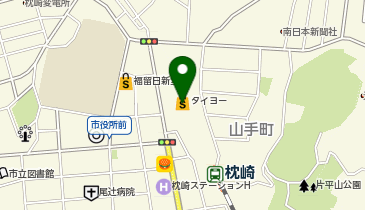 タイヨー枕崎店の地図画像