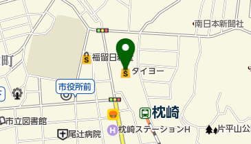 タツミヤ枕崎店の地図画像