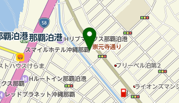 日能研沖縄校の地図画像