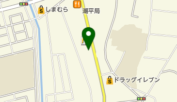 大学割烹レストランの地図画像