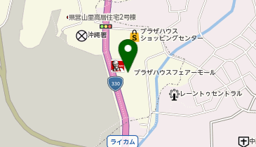京盧山沖縄の地図画像