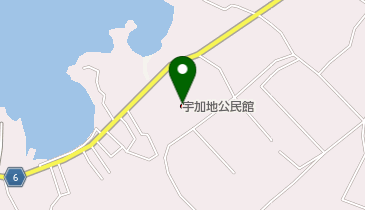 宇加地公民館の地図画像