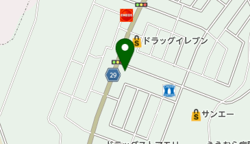 よつば薬局の地図画像