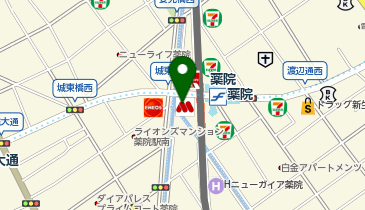 癒やしどころ笑夢の地図画像