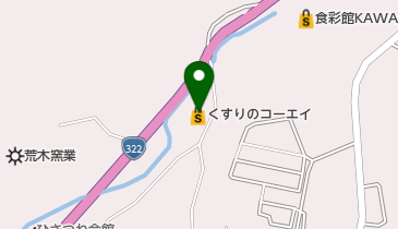 ドラッグコーエイ上山田店の地図画像