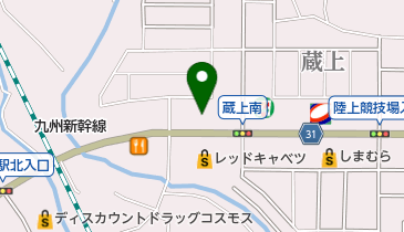 ベントハウス蔵上店の地図画像