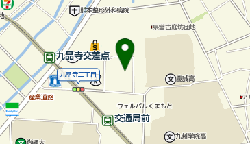 グランパレッタ熊本保安室の地図画像