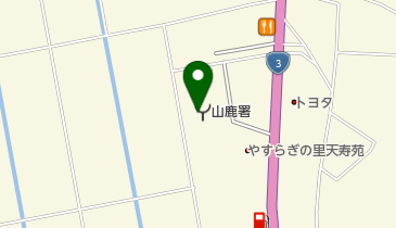 山鹿市消防本部の地図画像