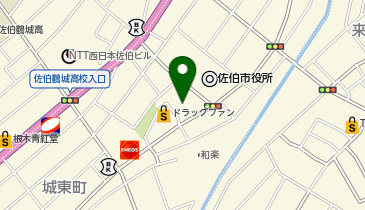 かいり佐伯店の地図画像