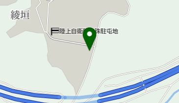 陸上自衛隊玖珠駐屯地の地図画像