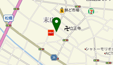 株式会社フラワー代行運転 お客様専用の地図画像