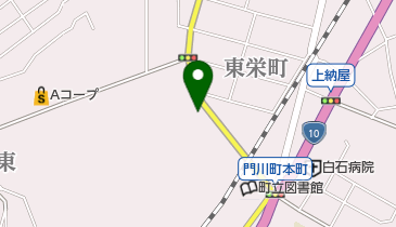 宇和田理美容館の地図画像