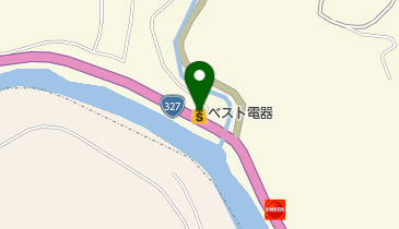 ベスト電器フレンドショップ諸塚店の地図画像