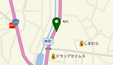 上迫自動車の地図画像