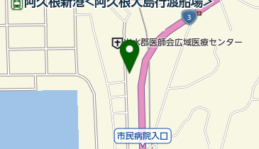 出水郡薬剤師会会営薬局阿久根店の地図画像