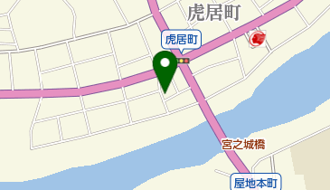 新改美容院の地図画像