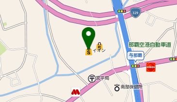 ラフィネジャスコ南風原店の地図画像