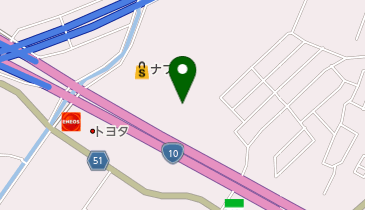 癒の館の地図画像