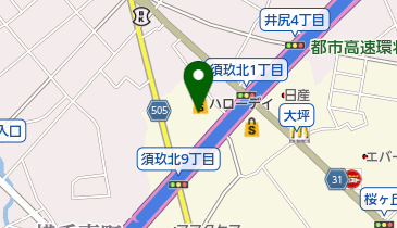 花のフクナガの地図画像