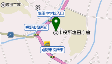 嬉野市 塩田中央公民館の地図画像