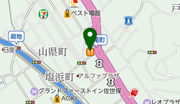エバーグリーンの地図画像