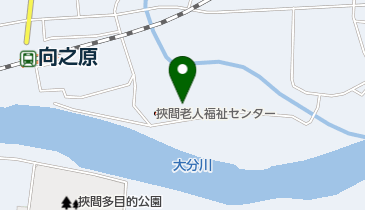 挾間体育センターの地図画像