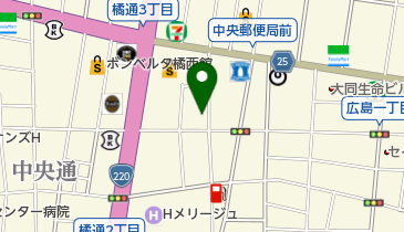 美容室テン・オムの地図画像