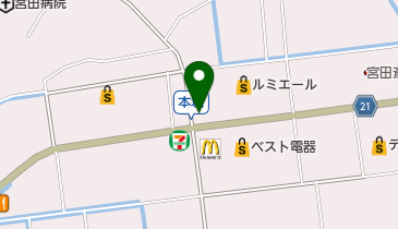 宮田輪業の地図画像